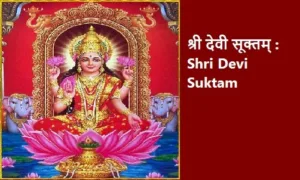 श्री देवी सूक्तम् : Shri Devi Suktam